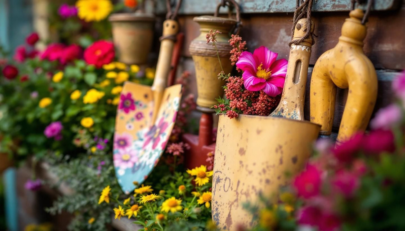 Comment transformer des éléments anciens en décorations de jardin créatives ?